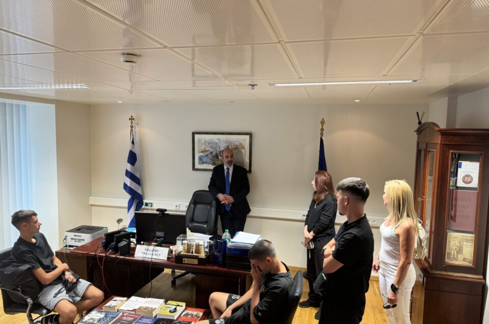 Οι Μαθητές μας στην Ελληνική Πρεσβεία στο Βερολίνο.
